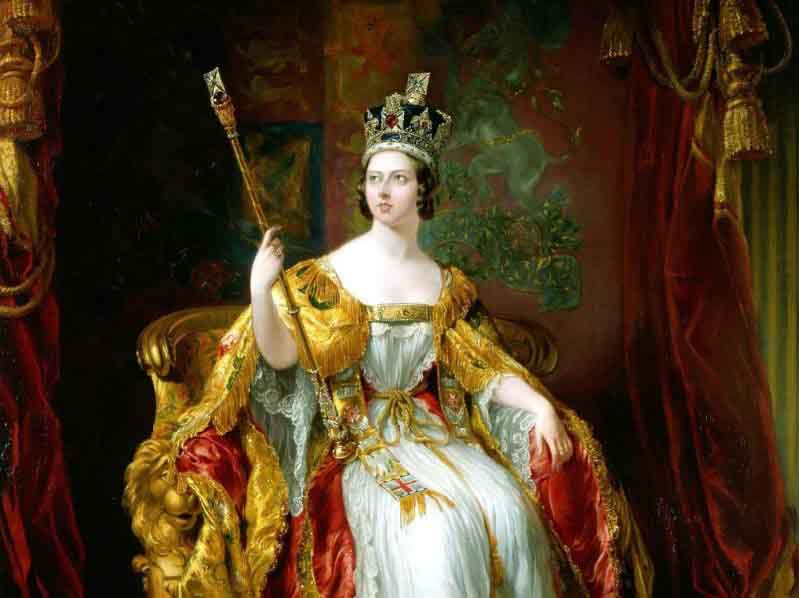 State portrait of Queen Victoria